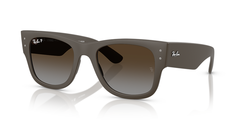 Ray-Ban Mega Wayfarer Liteforce L (52 - 21) with Brown lenses and