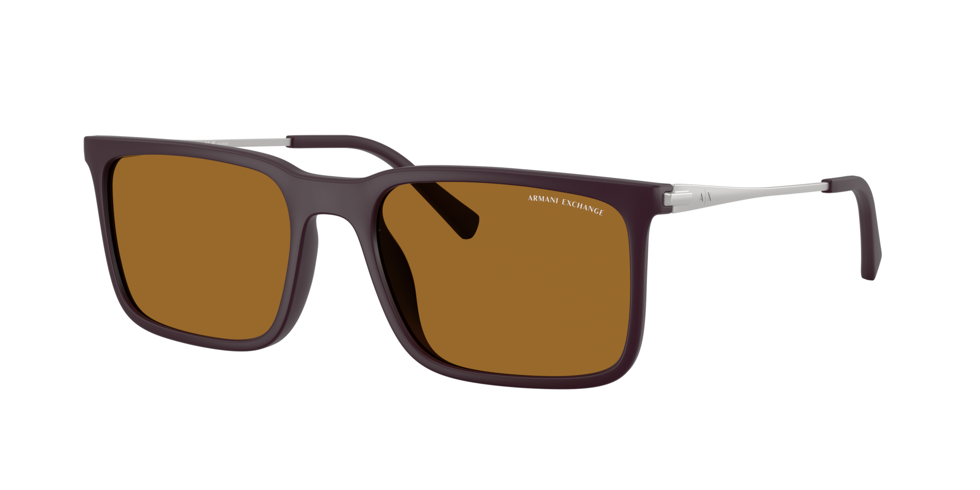 Armani Exchange Man Sunglass AX4175SU -  Frame color: Matte Brown, Lens color: Bronze Polarized