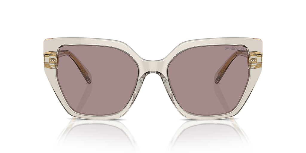 Swarovski SK6016 M (56 - 18) with Violet lenses and Beige frame