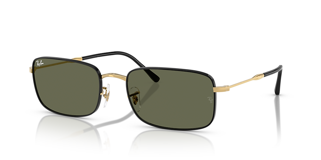 Ray-Ban RB3746 XL (56 - 20) with Green lenses and Black frame