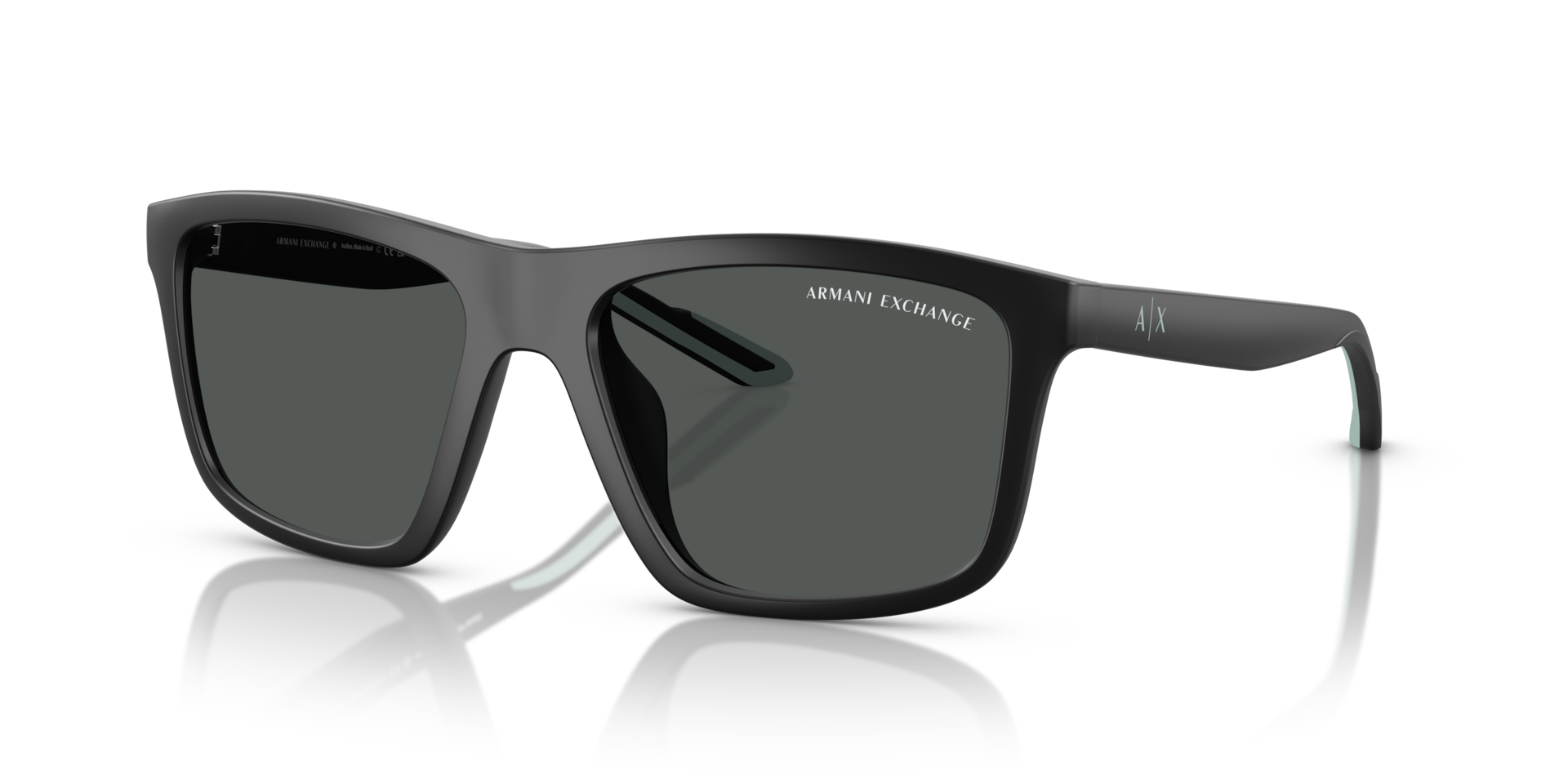 Armani Exchange AX4149SU L (56 - 18) with Grey lenses and Black