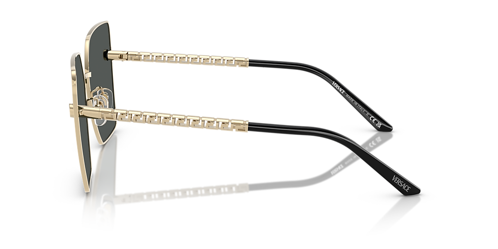 Versace VE2270D M (63 - 15) with Grey lenses and Gold frame