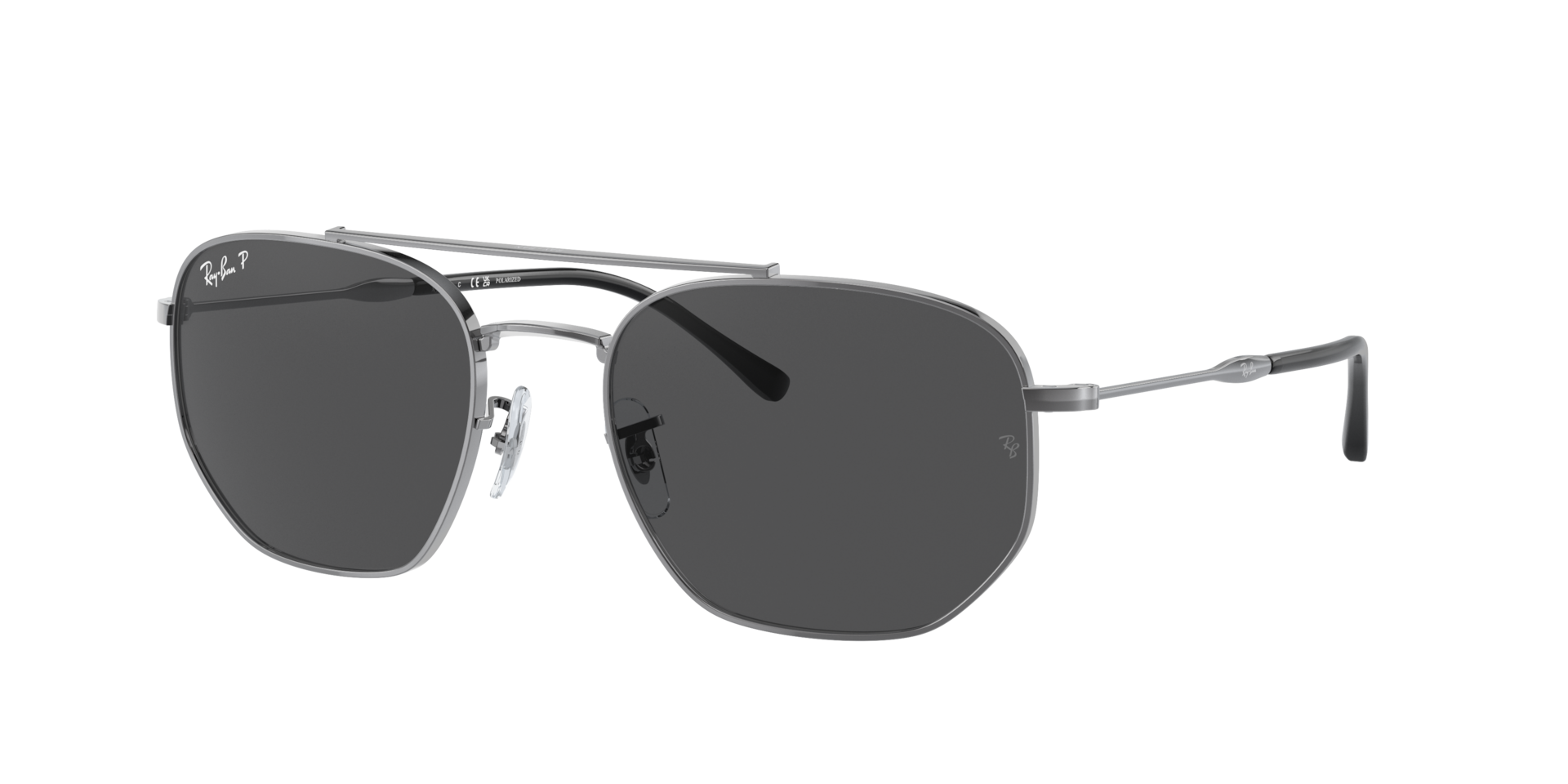 Ray-Ban RB3707 Polarized+ Lenses XL (57 - 20) with Grey lenses and