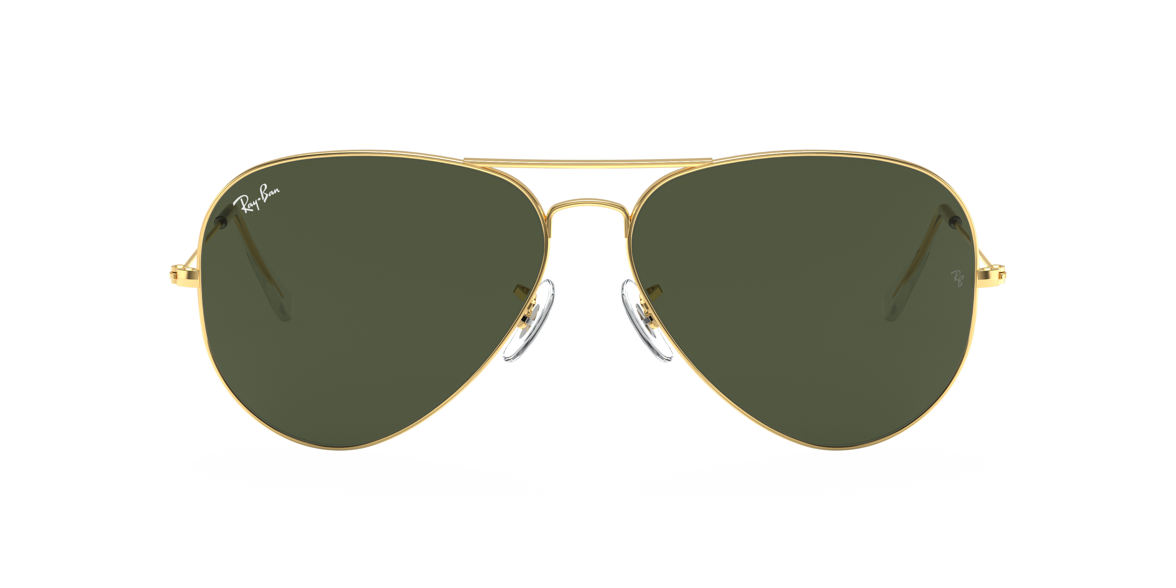 Ray-Ban Aviator Large Metal II XXL (62 - 14) with Green lenses and
