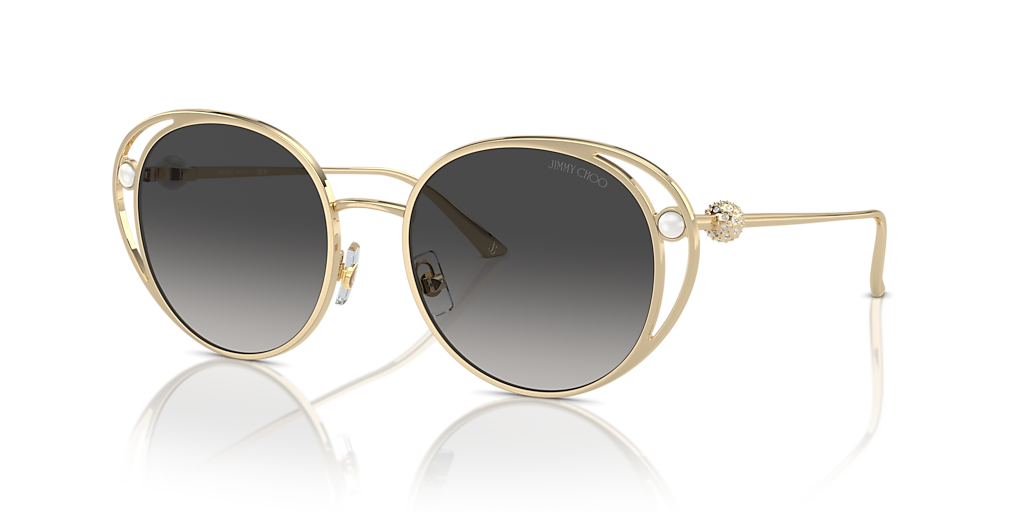 Jimmy Choo JC4003HB S (53 - 18) with Grey lenses and Gold frame