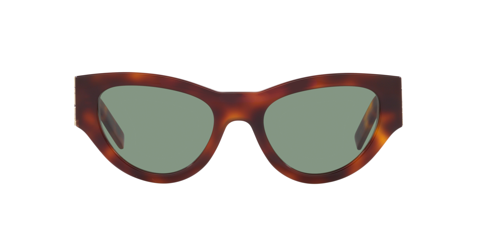 Saint Laurent SL M94 M (53 - 20) with Green lenses and Brown frame