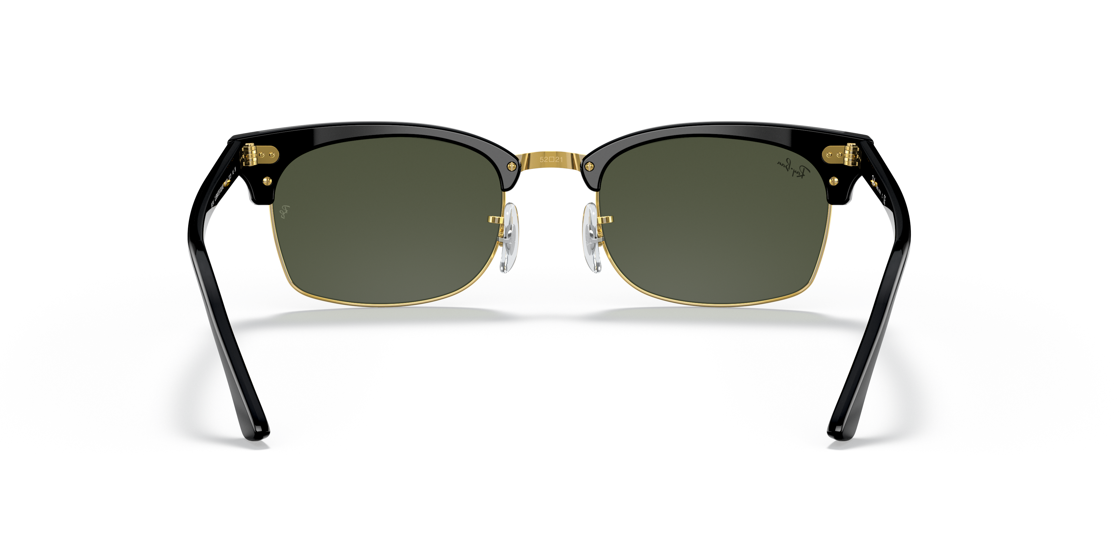 Ray-Ban Clubmaster Square Legend Gold M (52 - 21) with Green