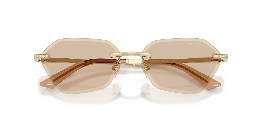 Jimmy Choo JC4022J L (58 - 15) with Brown lenses and Gold frame