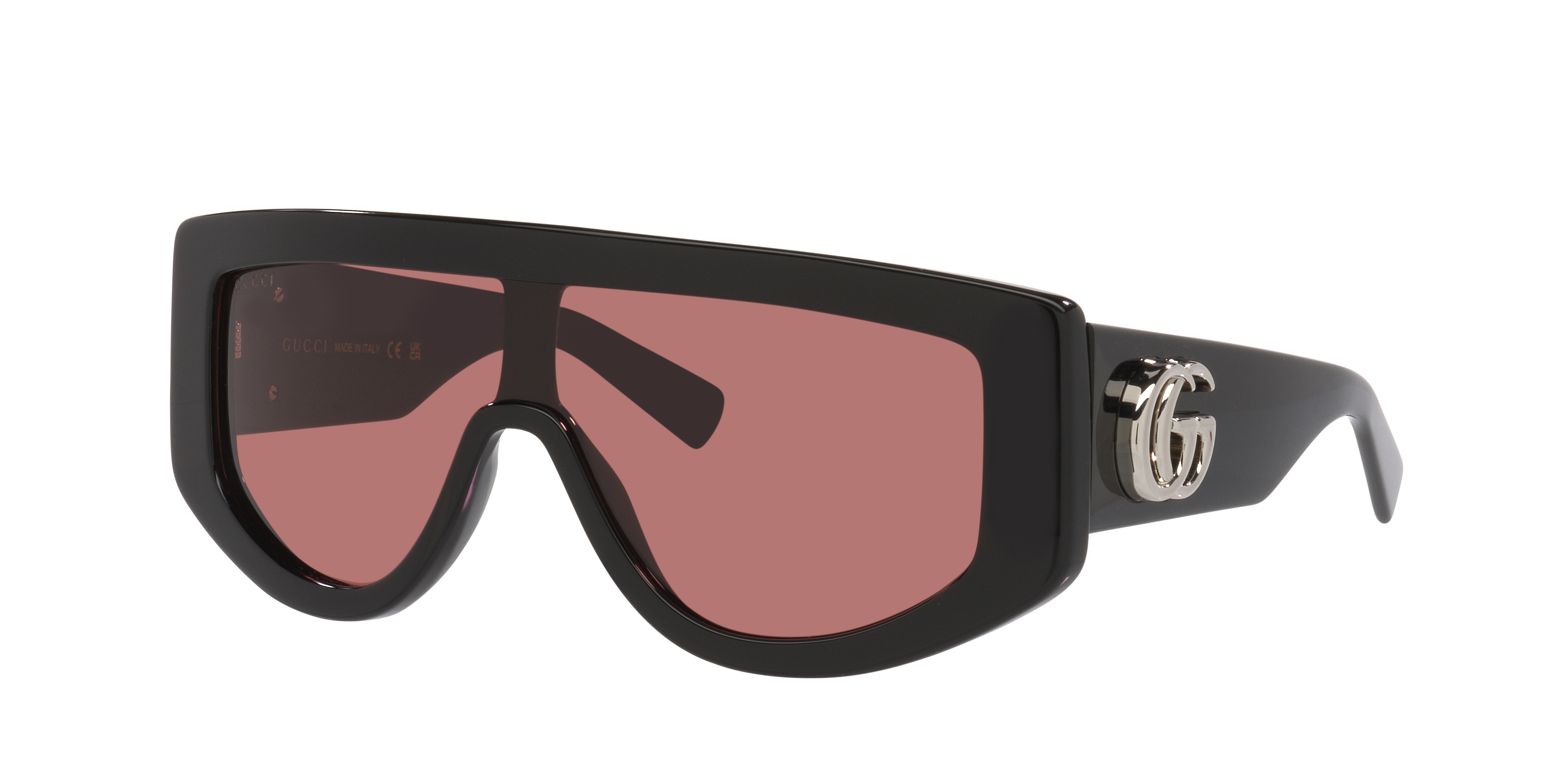 Gucci Woman Sunglass GG1950S -  Frame color: Black, Lens color: Red