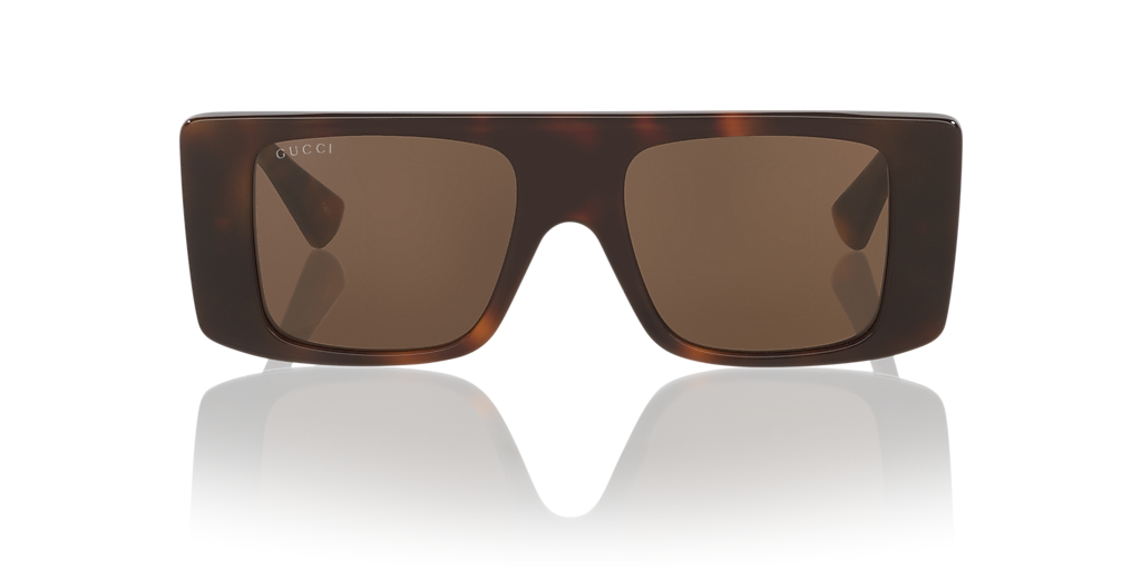 Gucci GG1888S XS (50 - 18) with Brown lenses and Tortoise frame