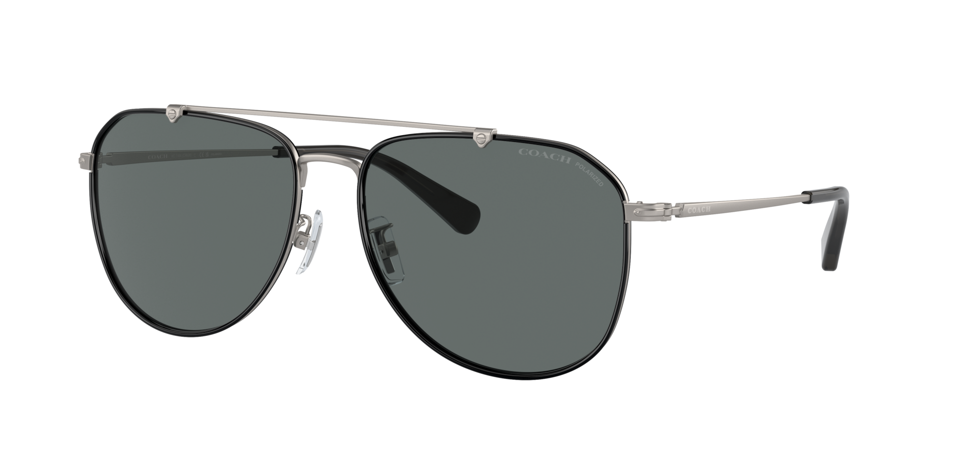 Coach CR626 XXL (59 - 17) with Grey lenses and Grey frame