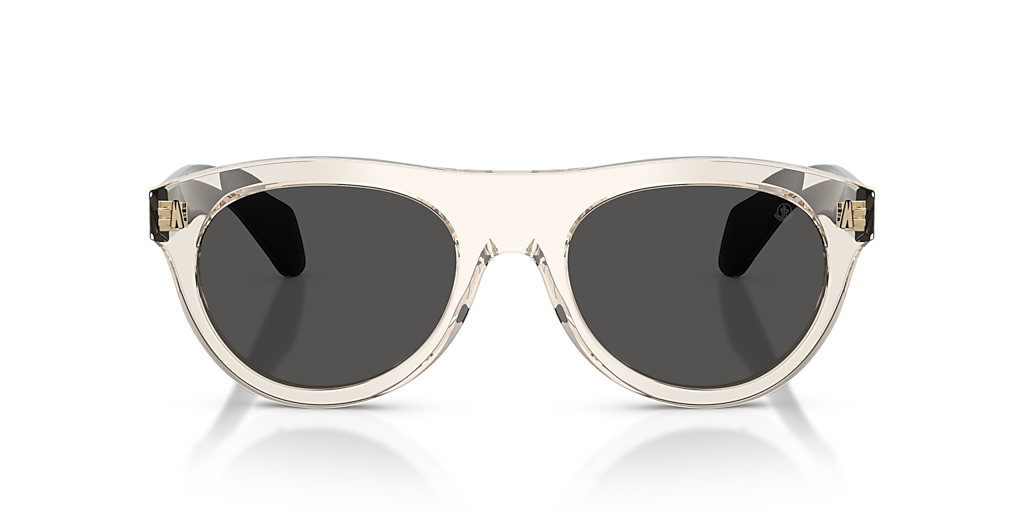 Moncler Splash M (53 - 20) with Grey lenses and White frame