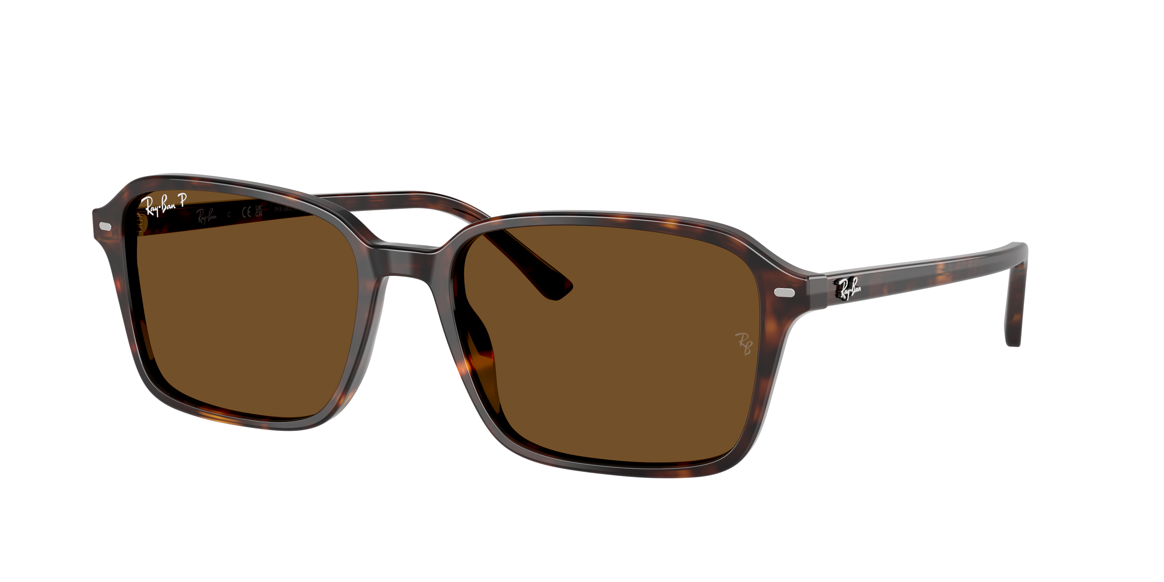 Ray-Ban Raimond XL (58 - 18) with Brown lenses and Tortoise frame