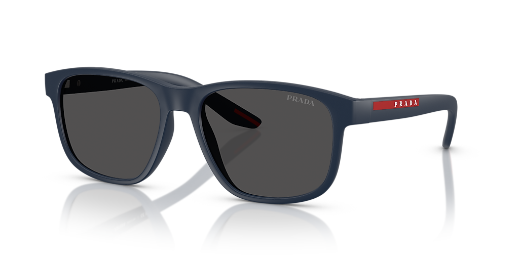 Prada Linea Rossa PS 06YS XL (56 - 17) with Grey lenses and Blue