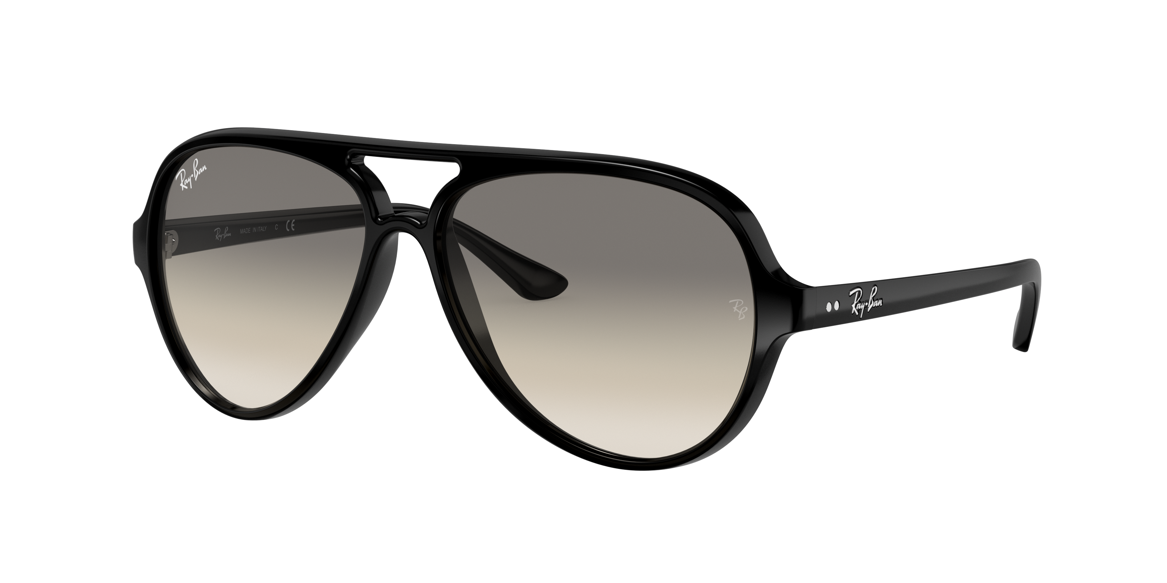 Ray-Ban Cats 5000 Classic M (59 - 13) with Grey lenses and Black