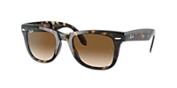 Ray-Ban Wayfarer Folding Classic L (50 - 22) with Green lenses and