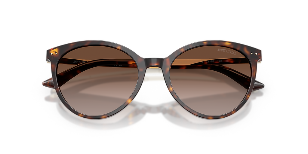 Jimmy Choo JC5060F L (53 - 18) with Brown lenses and Tortoise