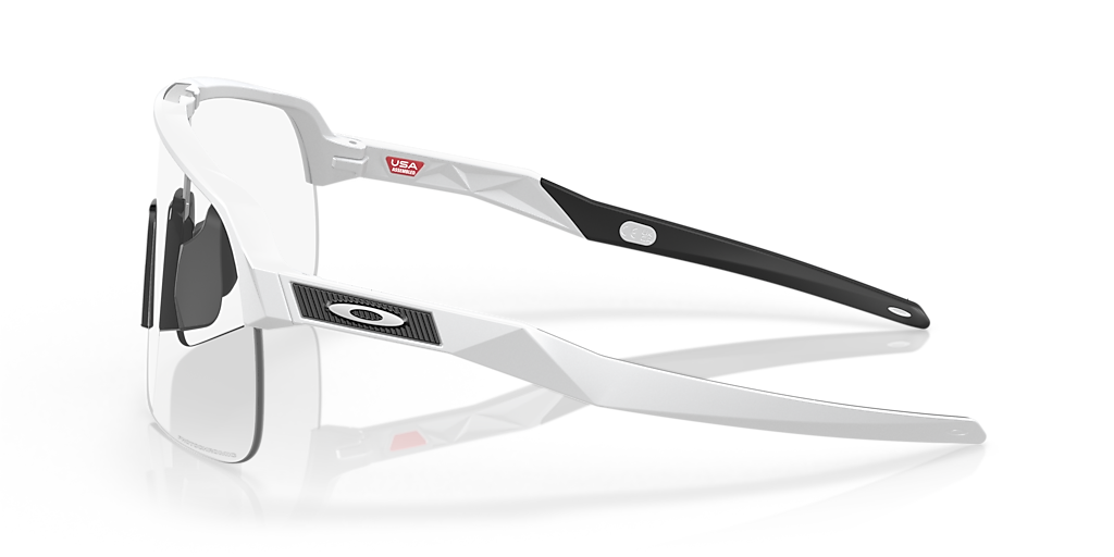 Oakley Sutro Lite M (0 - 139) with Transparent lenses and White