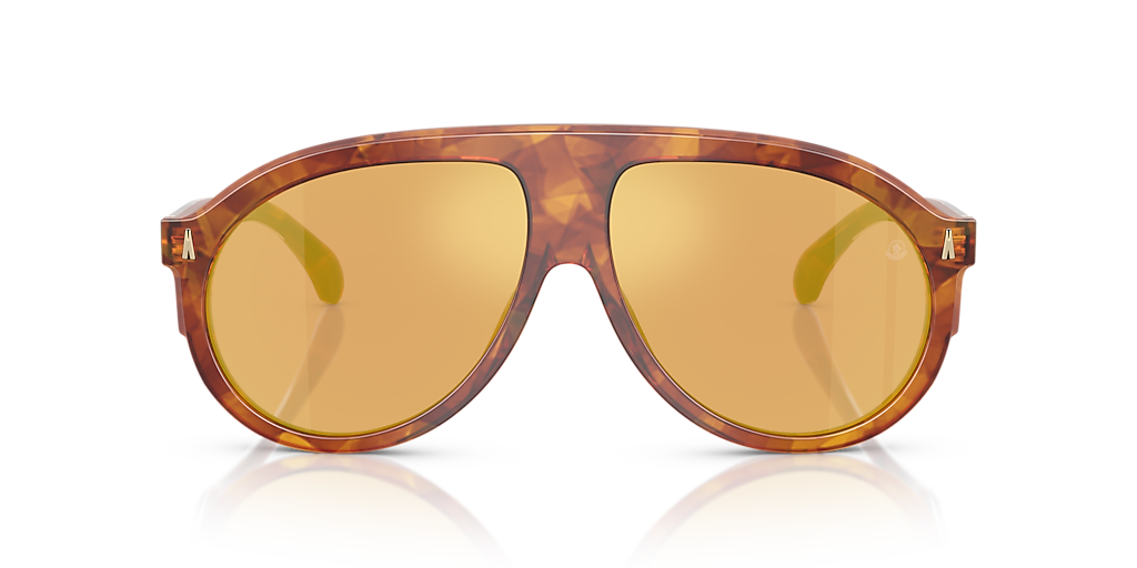 Moncler Fhaite M (59 - 13) with Orange lenses and Tortoise frame