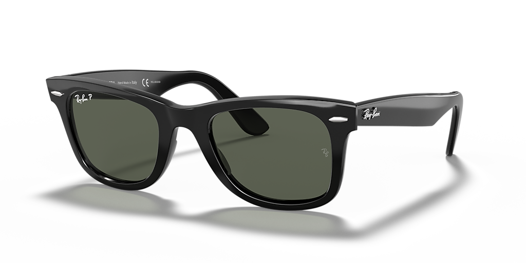 小物 WAYFARER Ray-Ban Original Wayfarer Classic L (50 - 22) with Green lenses