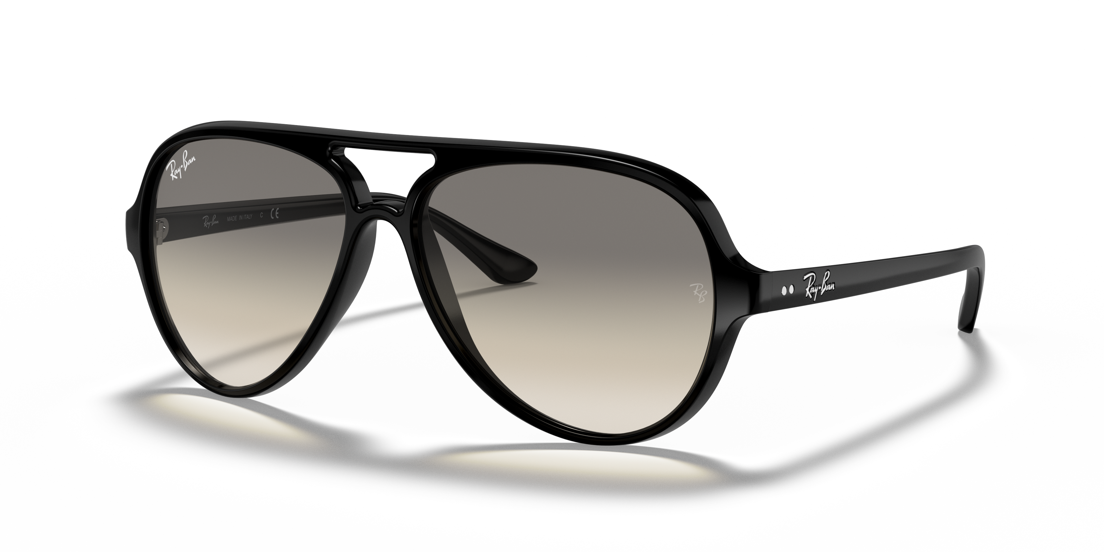 Ray-Ban Cats 5000 Classic M (59 - 13) with Grey lenses and Black