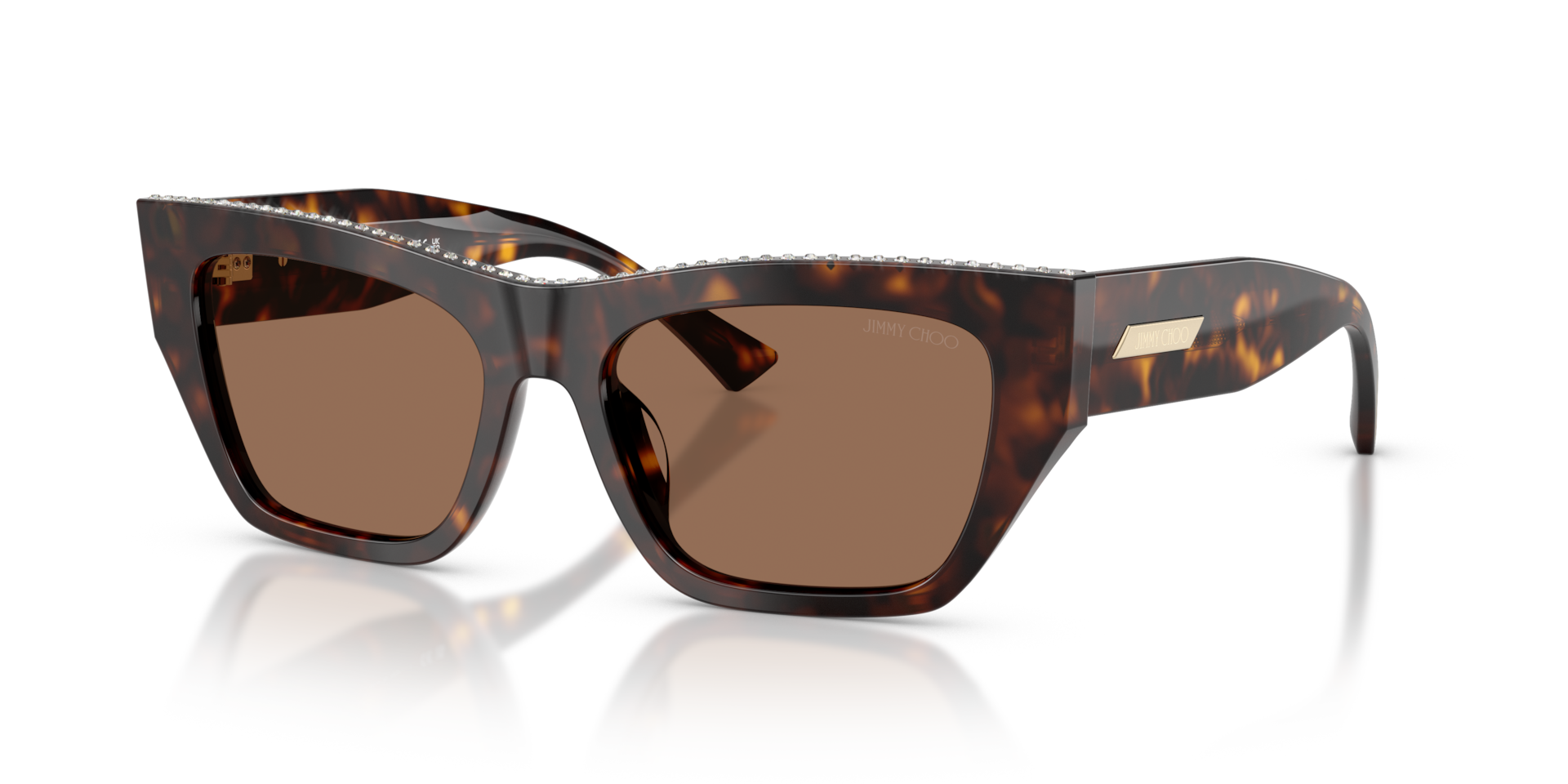 Jimmy Choo JC5035B M (54 - 17) with Brown lenses and Tortoise