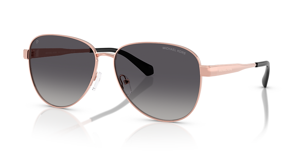 Michael Kors Biarritz XXL (61 - 14) with Grey lenses and Pink