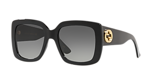 Gucci GG0956S M (54 - 19) with Grey lenses and Black frame