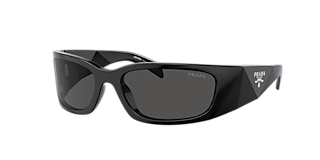 Prada PR 10ZS L (54 - 20) with Grey lenses and Black frame