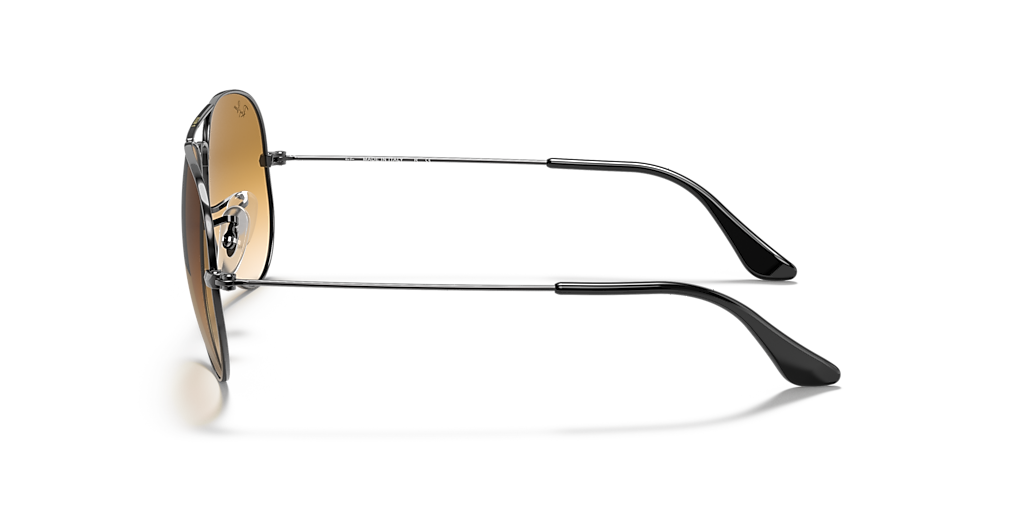 Ray-Ban Aviator Gradient XL (58 - 14) with Brown lenses and Grey