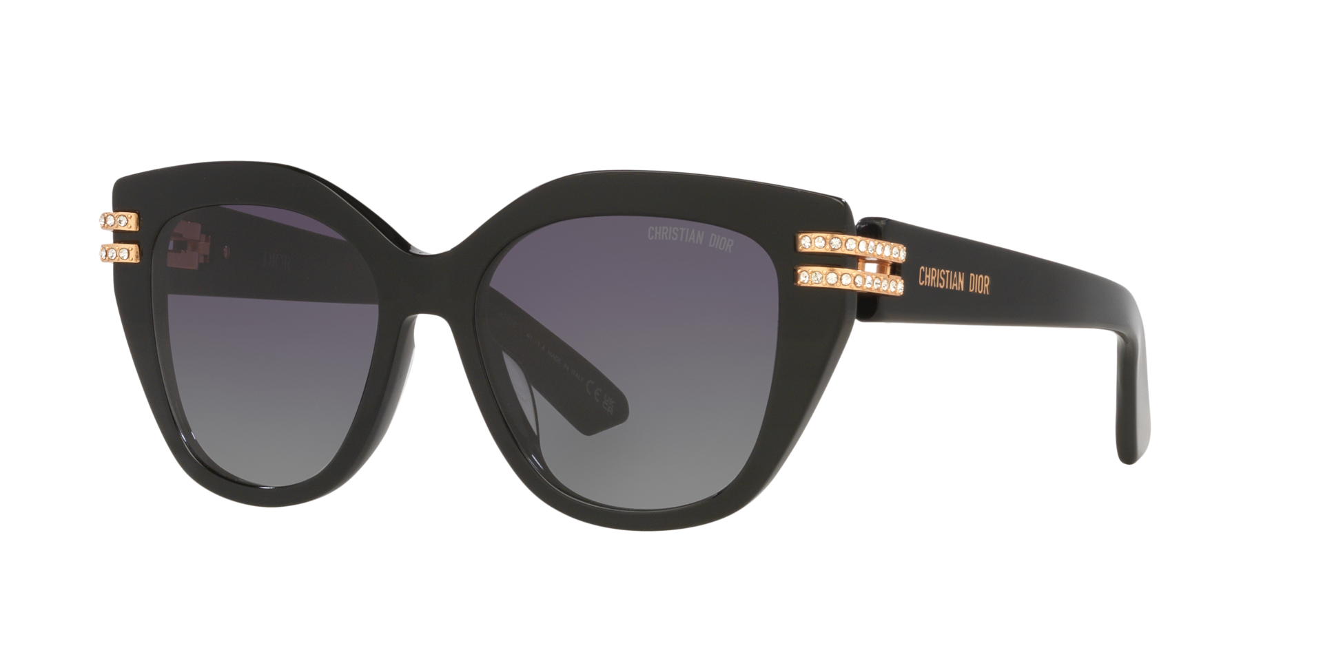 DIOR Woman Sunglass Cd40175I -  Frame color: Black, Lens color: Grey Gradient