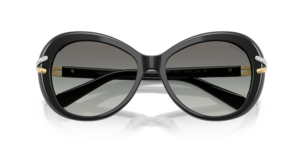 Swarovski SK6026 XL (56 - 16) with Grey lenses and Black frame