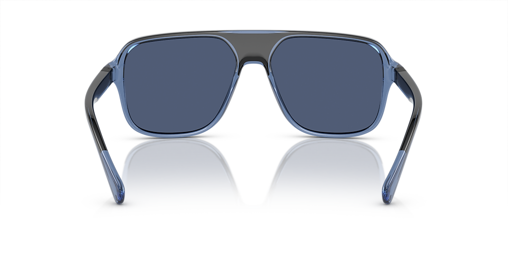 Dolce&Gabbana DG6134 XL (57 - 16) with Blue lenses and Black frame