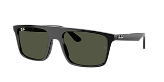 Ray-Ban RB4392D XXL (66 - 17) with Grey lenses and Black frame