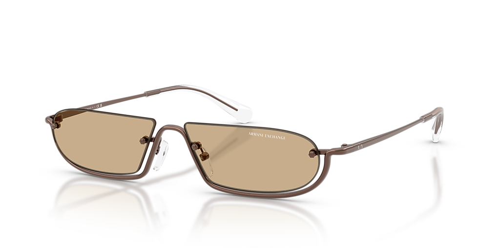 Armani Exchange AX2058S XL (58 - 14) with Brown lenses and Copper