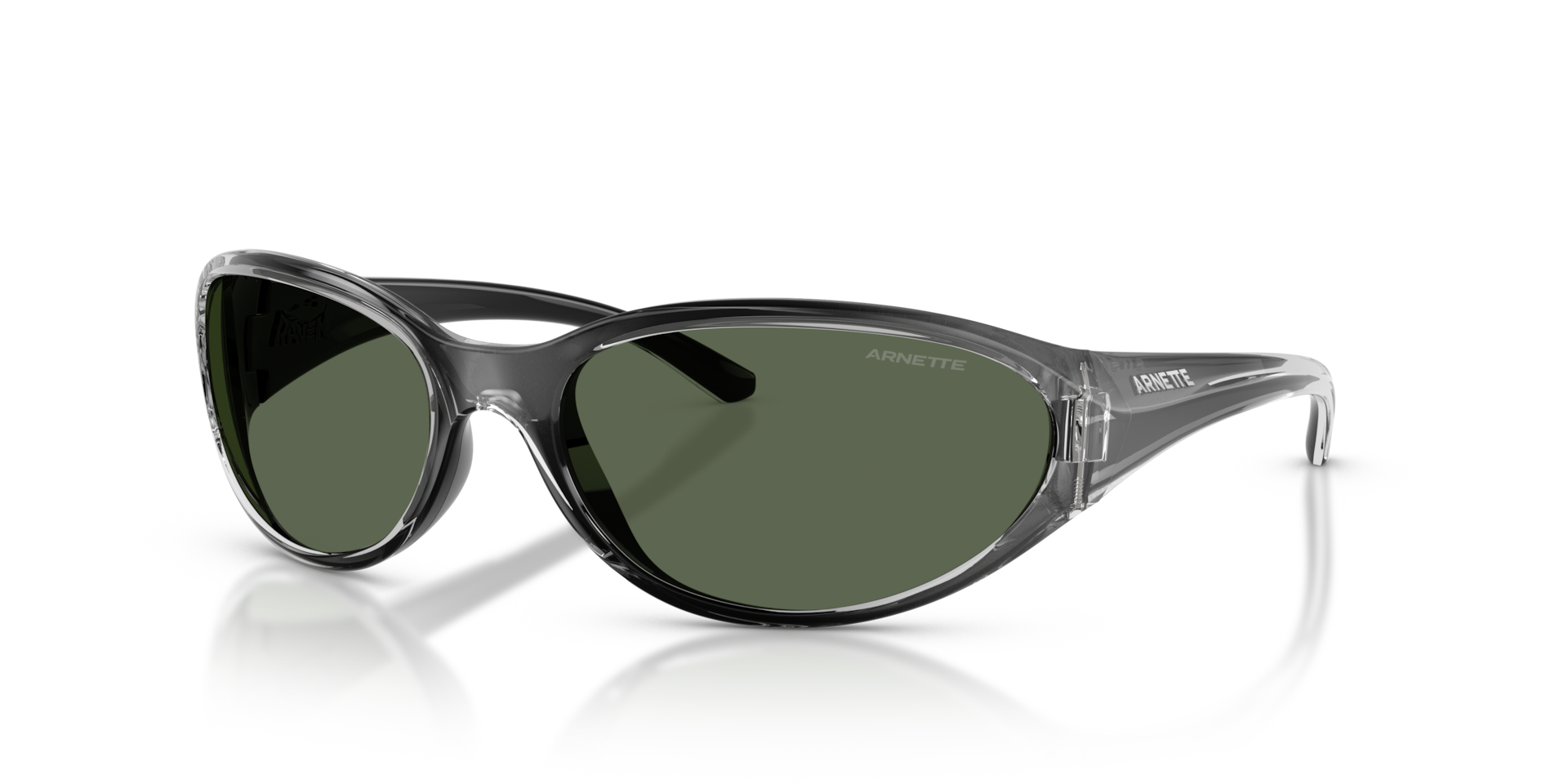 Arnette Raven L (64 - 18) with Green lenses and Grey frame