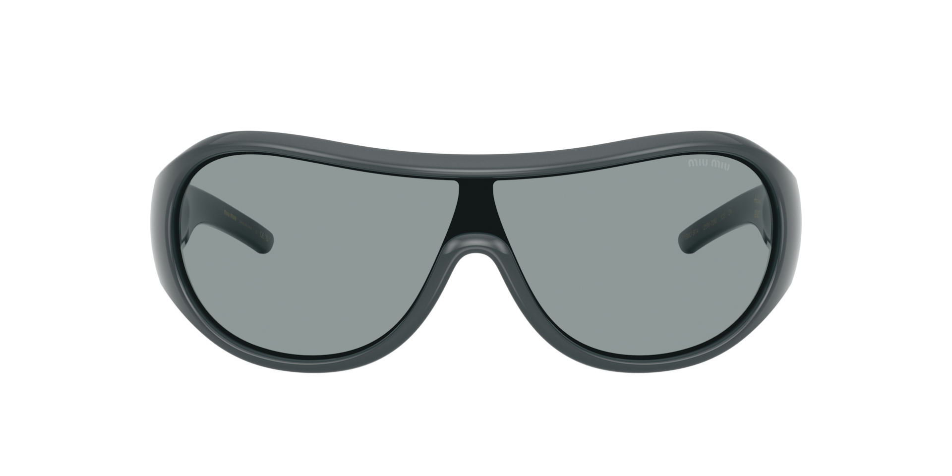 Miu Miu MU B14SU L (0 - 133) with Black lenses and Grey frame