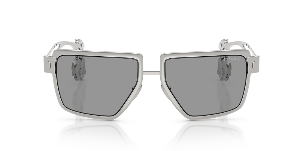 Prada PR D56S L (55 - 17) with Grey lenses and Silver frame