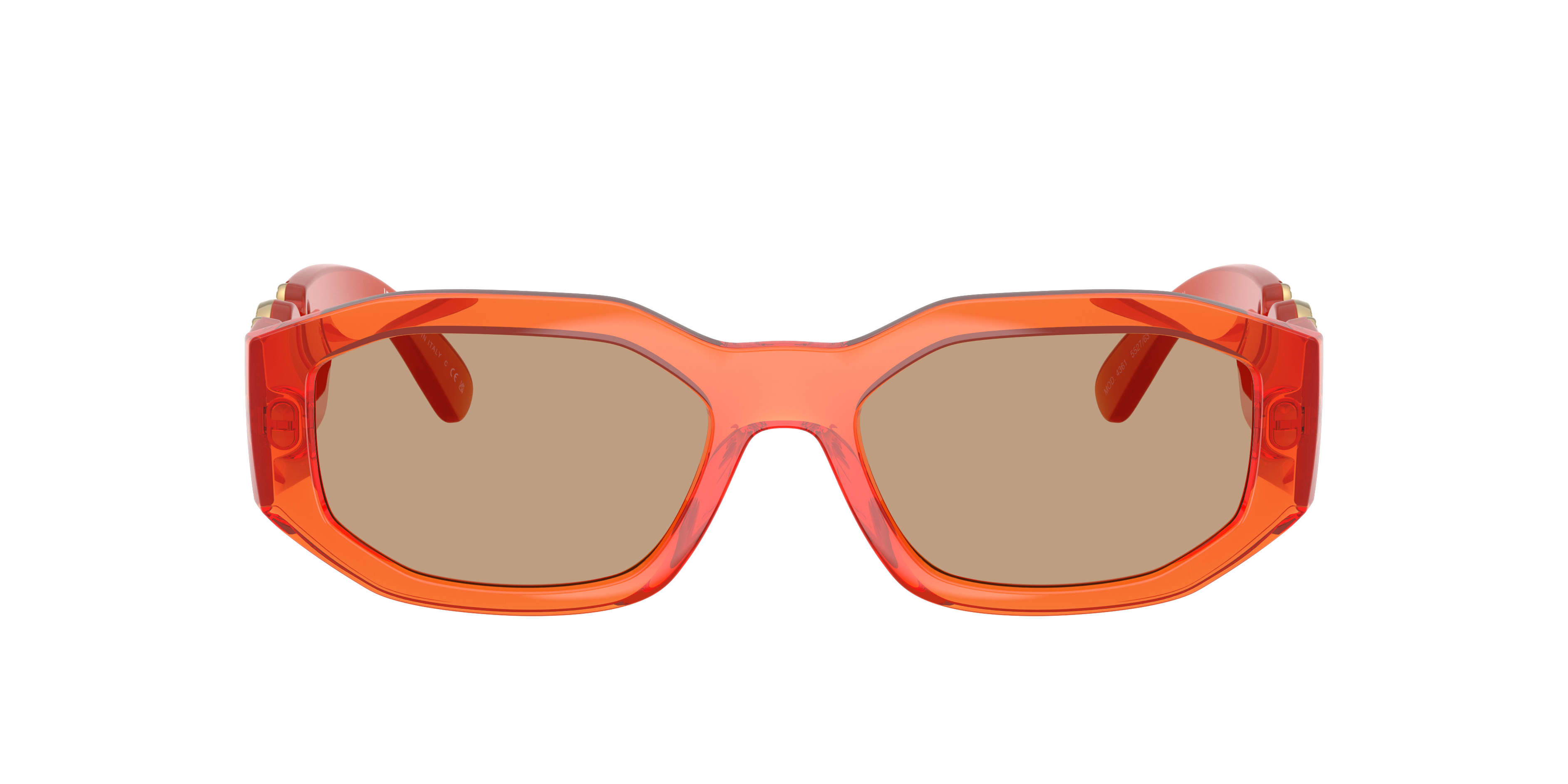 Versace VE4361 M (53 - 18) with Brown lenses and Orange frame