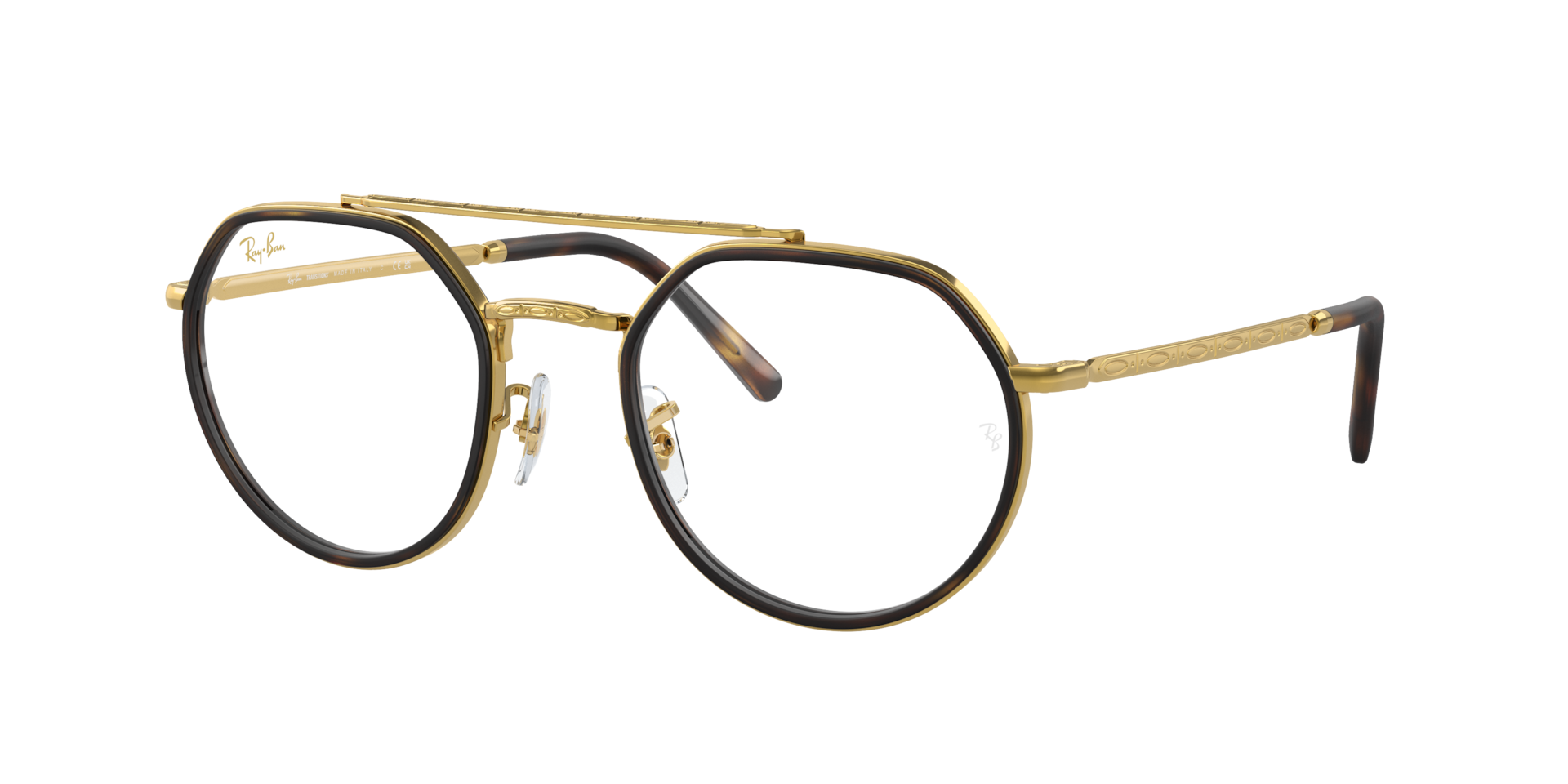 Ray-Ban Unisex Sunglass RB3765 Transitions - Couleur du Monture Or Couleur de Lentille IncoloreMarron 137 €