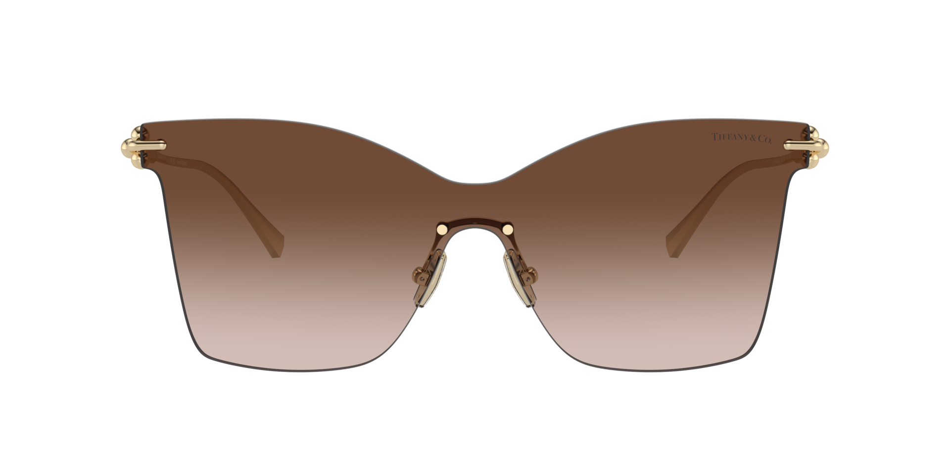 Tiffany & Co. TF3103K XXL (0 - 143) with Brown lenses and Gold