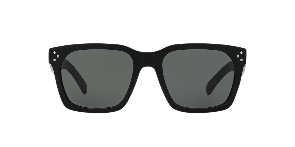 CELINE CL40248I 01A サングラス ブラック 太セル イタリア製 Celine CL40248I S (54 - 19) with Blue lenses and Black frame