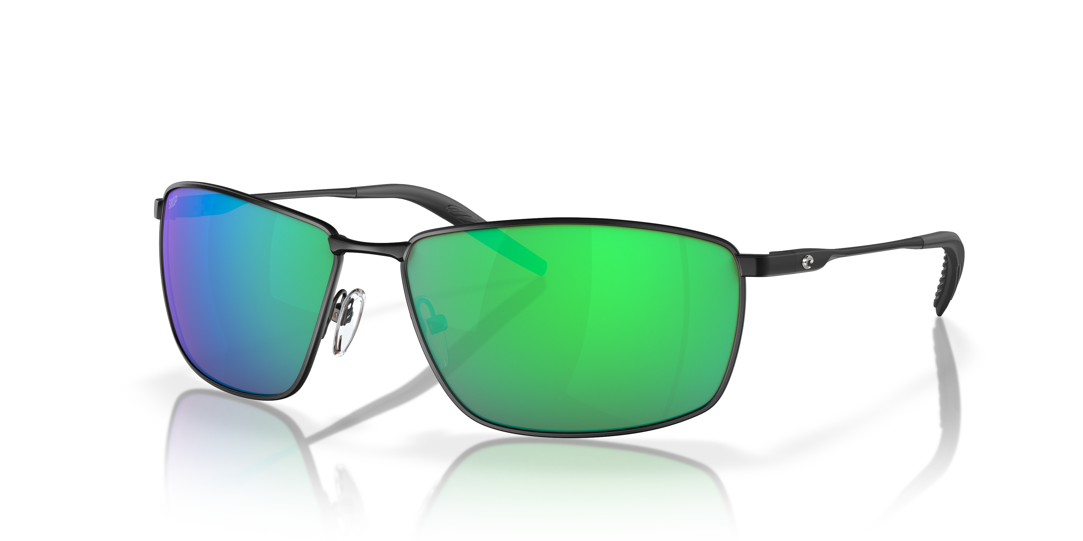 Costa Turret L (63 - 15) with Green lenses and Black frame