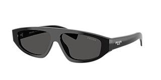 Prada PR 19WS M (52 - 21) with Grey lenses and Black frame