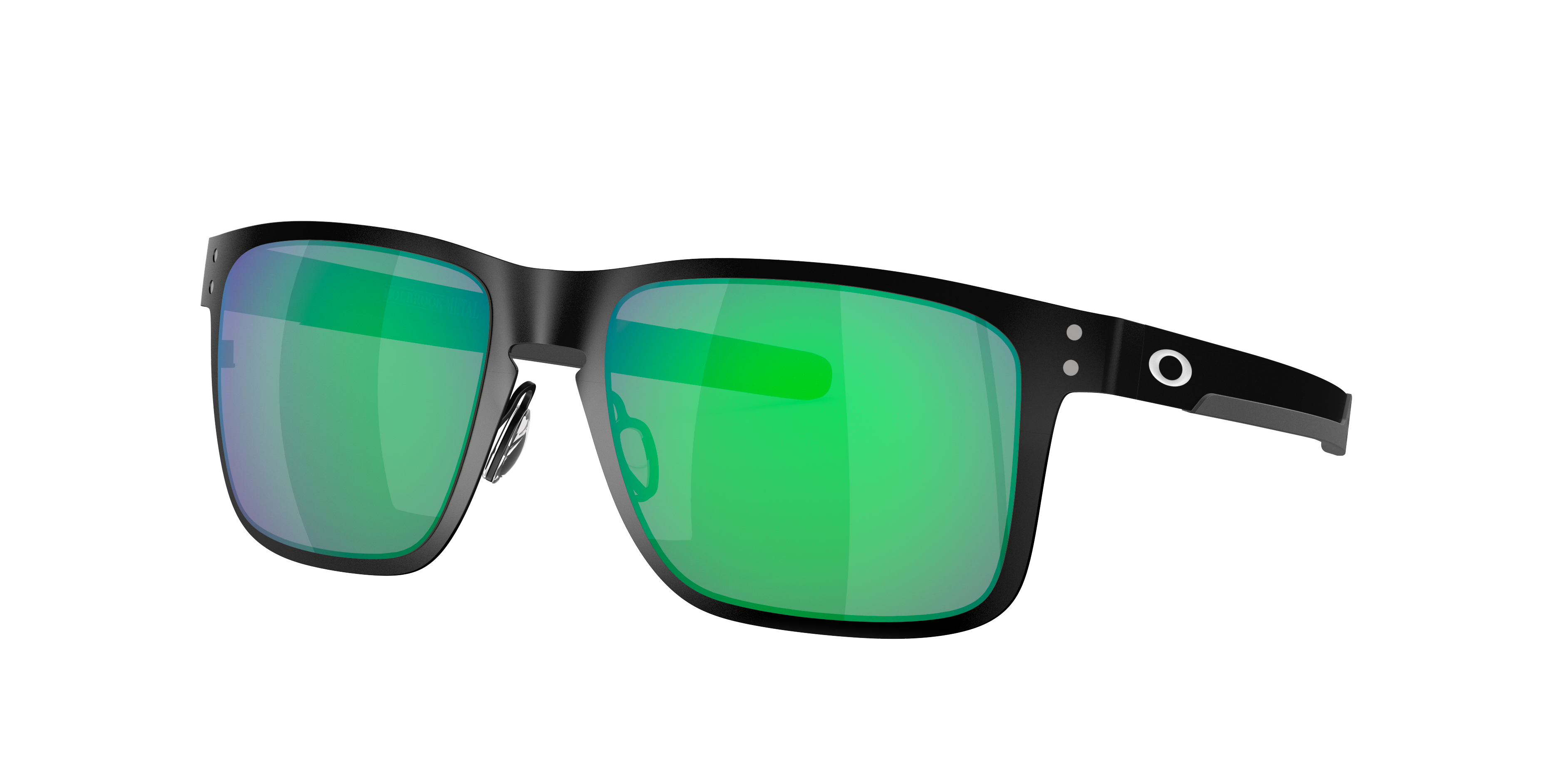 Oakley Holbrook™ Metal L (55 - 18) with Green lenses and Black