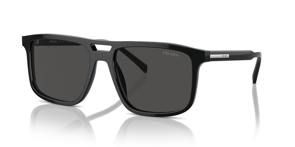 PRADAサングラス Prada PR A22S XL (58 - 18) with Grey lenses and Black frame