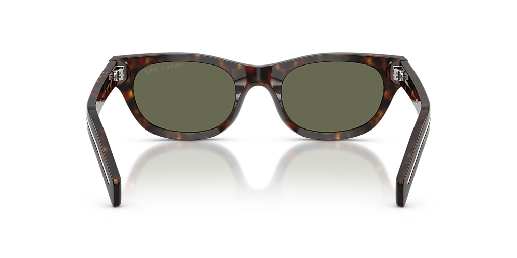 Prada PR C09S M (51 - 21) with Green lenses and Tortoise frame