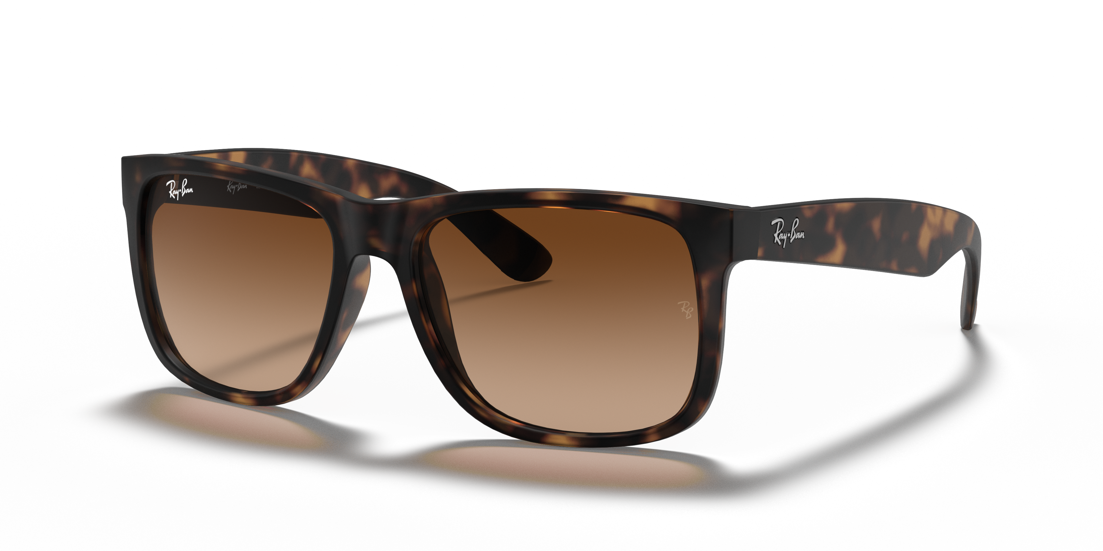 Ray-Ban Justin Classic S (54 - 16) with Brown lenses and Tortoise