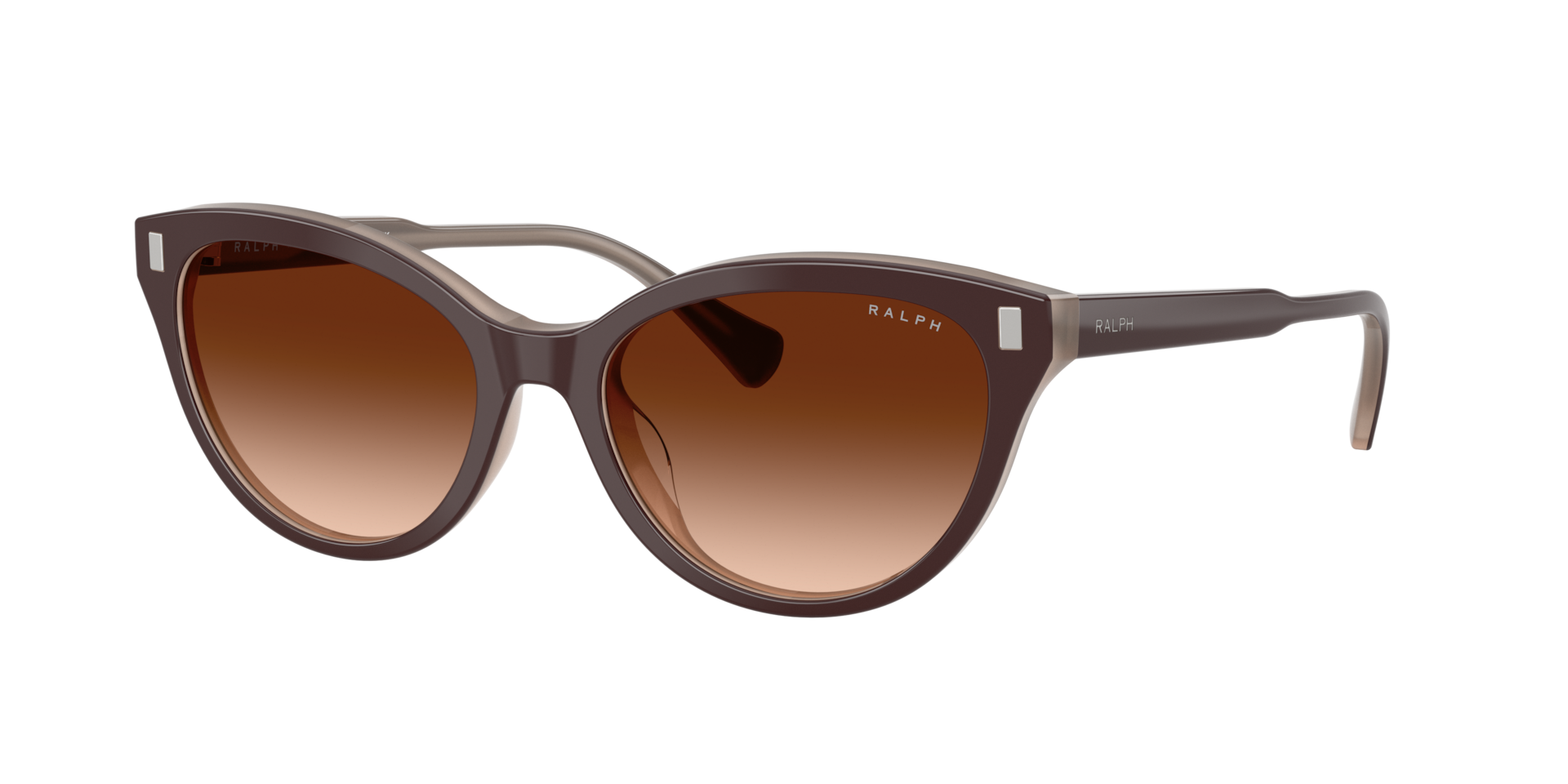 Ralph Femme Sunglass RA5326U - Couleur du Monture Marron uni marron laiteux Couleur de Lentille Dgrad Marron 49 €