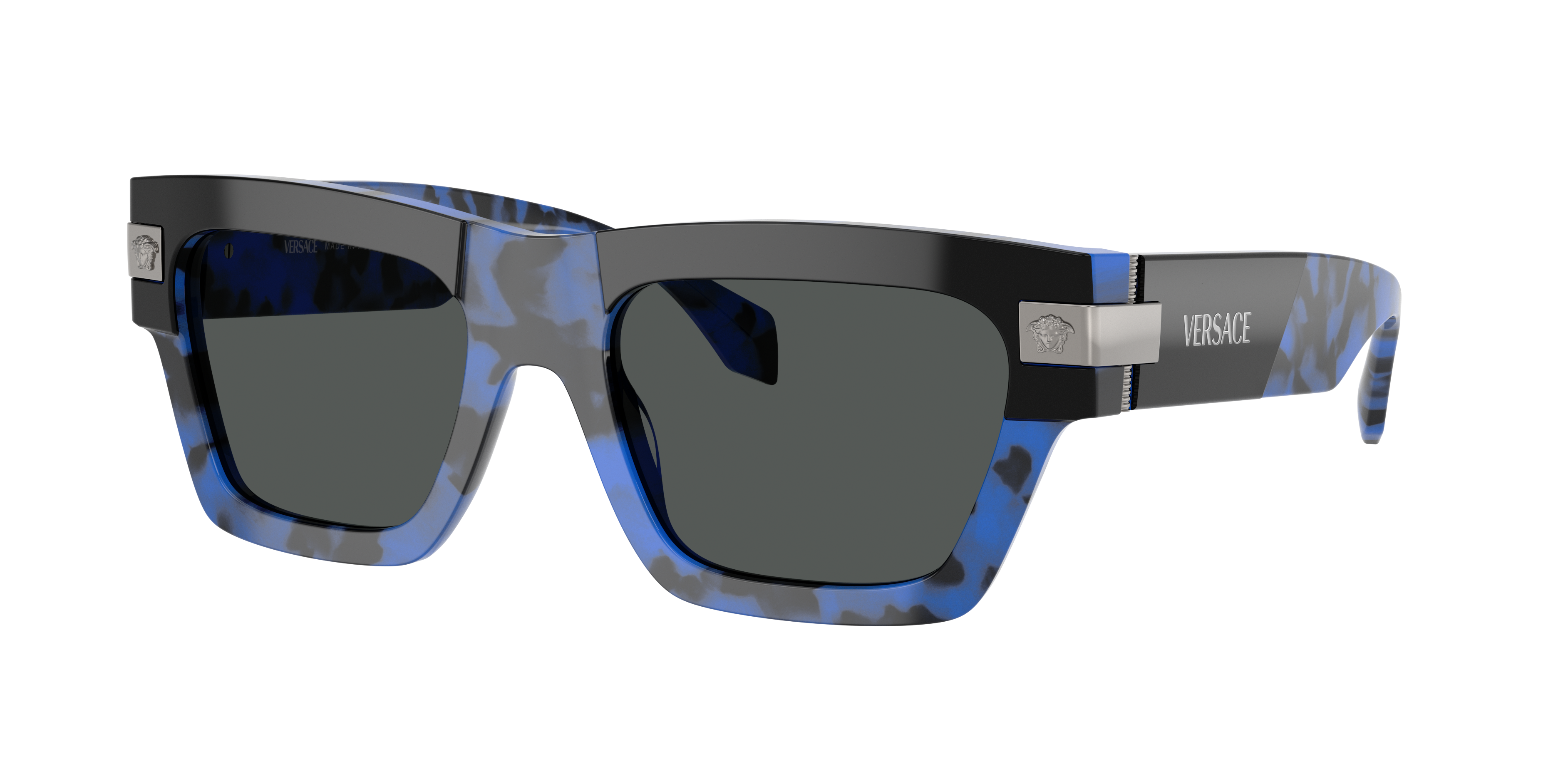 Versace VE4464 XXL (55 - 20) with Grey lenses and Blue frame